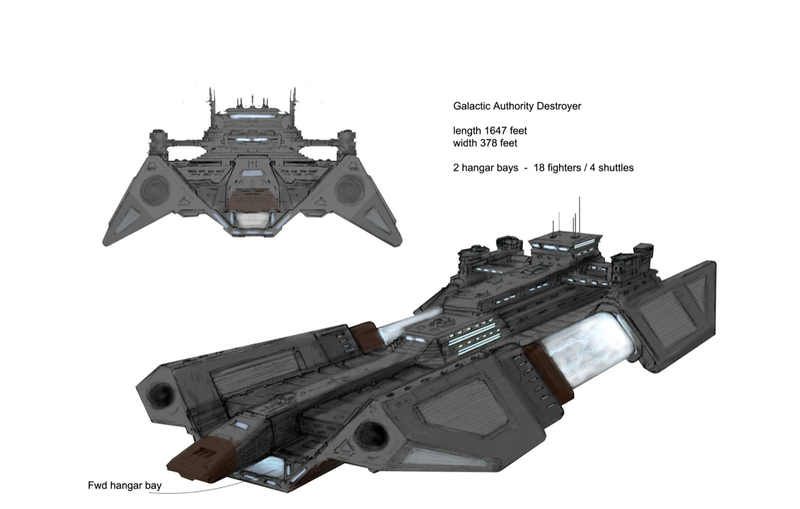 Illustration for article titled How Syfy's Dark Matter Created the Ultimate Police Ship